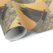 帆船の夕日 ラッピングペーパー (ロールコーナー)