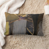 帆船の少年（Magnus Enckell著） ランバークッション (ブランケット)