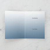 帆船の帆船の上の帆船おもしろいのカスタム挨拶 カード (内部)