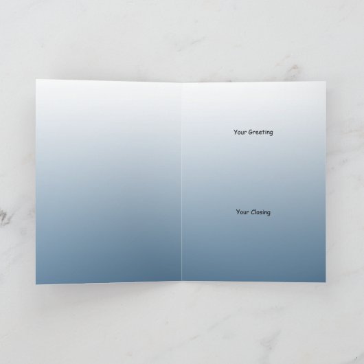 帆船の帆船の上の帆船おもしろいのカスタム挨拶 カード (内部)