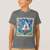 帆船の旅へ Tシャツ (正面)