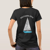 帆船の甲板長 Tシャツ (裏面)