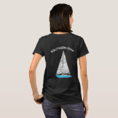 帆船の甲板長 Tシャツ (裏面フル)