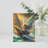 帆船の美しい妖精 ポストカード (スタンド正面)