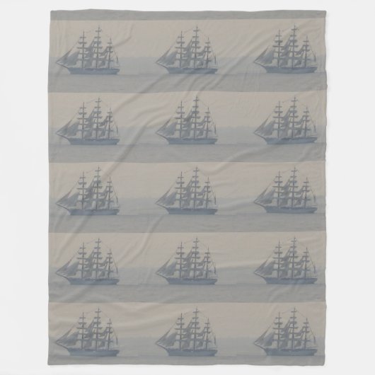 帆船の航海のなパパのギフトCricketDiane フリースブランケット (正面)