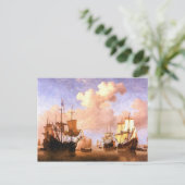 帆船の艦隊 ポストカード (スタンド正面)