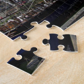 帆船のCharlestown港のコーンウォールの写真 ジグソーパズル (側面)