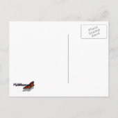 帆船はがき付き日没 案内ポストカード (裏面)