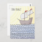 帆船はがき ポストカード (正面/裏面)