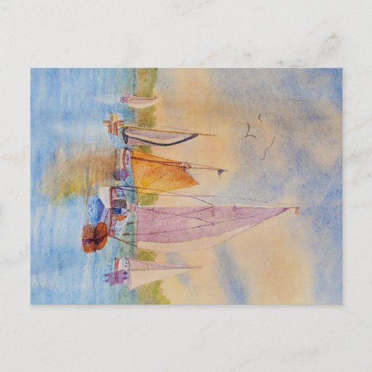 帆船はがき、帆船はがき、メインカード ポストカード (正面)