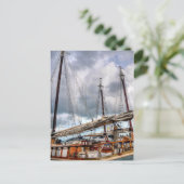 帆船は鍵西港にドッキング ポストカード (スタンド正面)