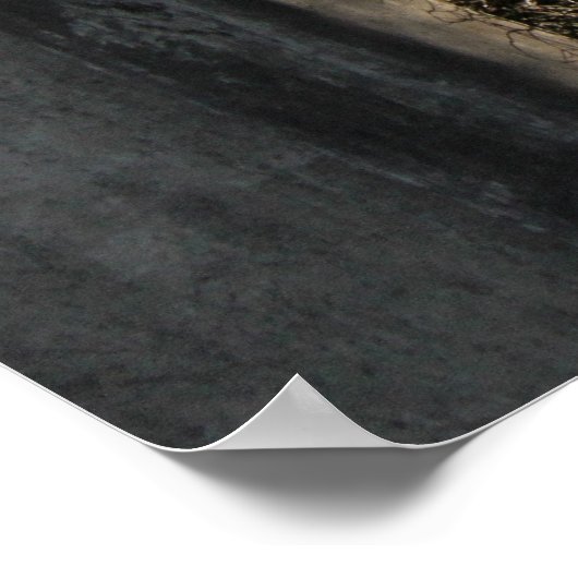 帆船を備えたアストリア・メグラー橋 ポスター (角)