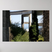 帆船を備えたアストリア・メグラー橋 ポスター (正面)