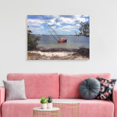 帆船アグラウンド キャンバスプリント (インサイチュ (リビング))