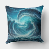 帆船エピック・ストーム・ダーク・ファンタジー・デコール クッション (裏面)