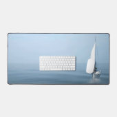 帆船オンレイクウォーター デスクマット (キーボード&マウス)