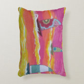 帆船カラフル船 アクセントクッション (正面(垂直))