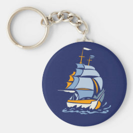帆船キーチェーン、カスタマイズ可能 キーホルダー