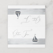 帆船グルテンフリーのビュッフェカード プレイスカード (外部開封)