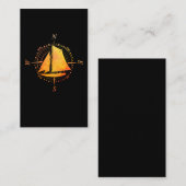 帆船コンパス帆走 名刺 (正面/裏面)