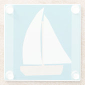 帆船コースター ガラスコースター (裏面)