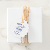 帆船サンキューボーイベビーシャワー フェイバータグ (インサイチュ)