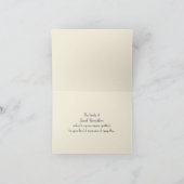 帆船サンセットとシーグルス悔やみや弔慰サンキューサンキュー カード (内部)