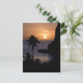帆船サンセットポストカード ポストカード (スタンド正面)