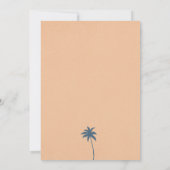 帆船サンセット退職パーティー 招待状 (裏面)