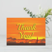 帆船サンセット1300サンキューカード サンキューカード (スタンド正面)