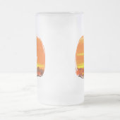 帆船サンセット1300 フロストグラスビールジョッキ (中央)