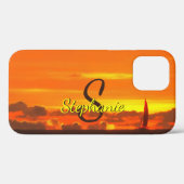 帆船サンセット1300 Case-Mate iPhoneケース (裏面 (横))
