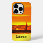 帆船サンセット1300 Case-Mate iPhoneケース (裏面)