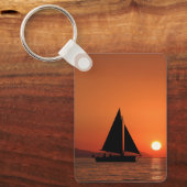 帆船サンセット キーホルダー (正面)