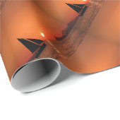 帆船サンセット ラッピングペーパー (ロールコーナー)