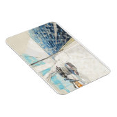 帆船サーフィン図 マグネット (右側)