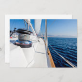 帆船サーフィン 招待状 (正面/裏面)