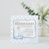 帆船シャワー招待状 招待状 (スタンド正面)