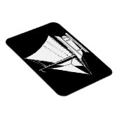 帆船シルエット マグネット (右側)