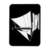 帆船シルエット マグネット (縦)