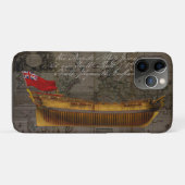 帆船ジャージーのプロファイルペインティング Case-Mate iPhoneケース (裏面(横))