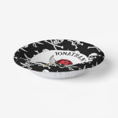 帆船スカル ペーパーボウル (傾斜あり)