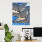 帆船セイルズキャンバス ポスター (ホームオフィス)
