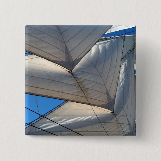 帆船セイルズボタン 缶バッジ (正面)