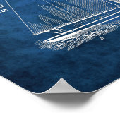 帆船デコールプリント#1セーリングギフト ポスター (角)