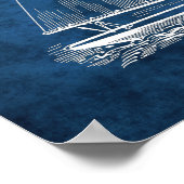 帆船デコールプリント#1セーリングギフト ポスター (角)