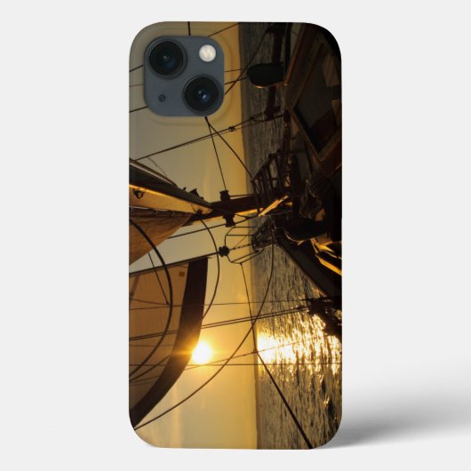 帆船デッキ,沈み込む Case-Mate iPhoneケース (裏面)