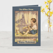 帆船ドリームズリタイア カード (黄色い花)