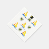 帆船ナプキンス スタンダードカクテルナプキン (角)