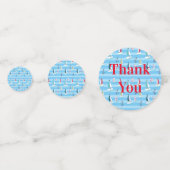 帆船パターンテーブル コンフェッティ (正面)